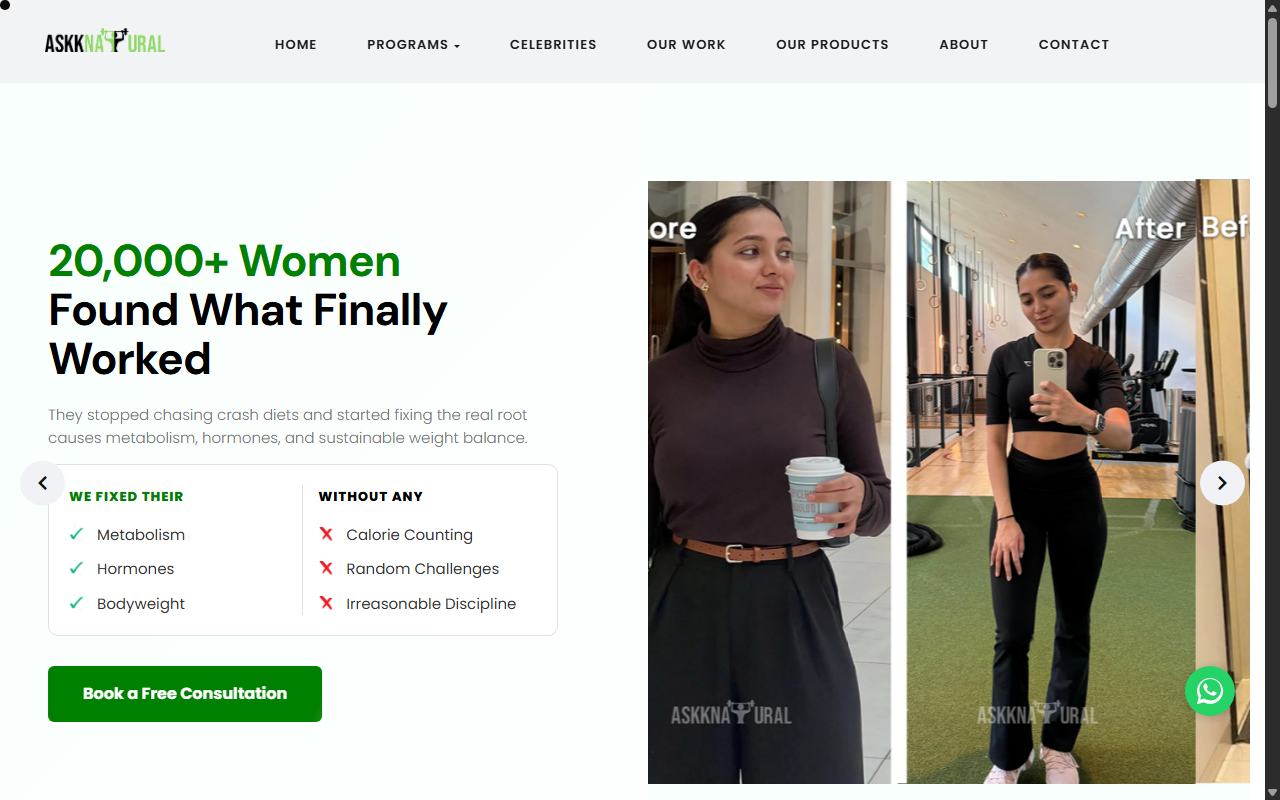 AskKNatural social and lifestyle brand